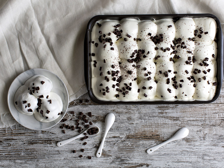 Profiteroles Vaschetta Bianco